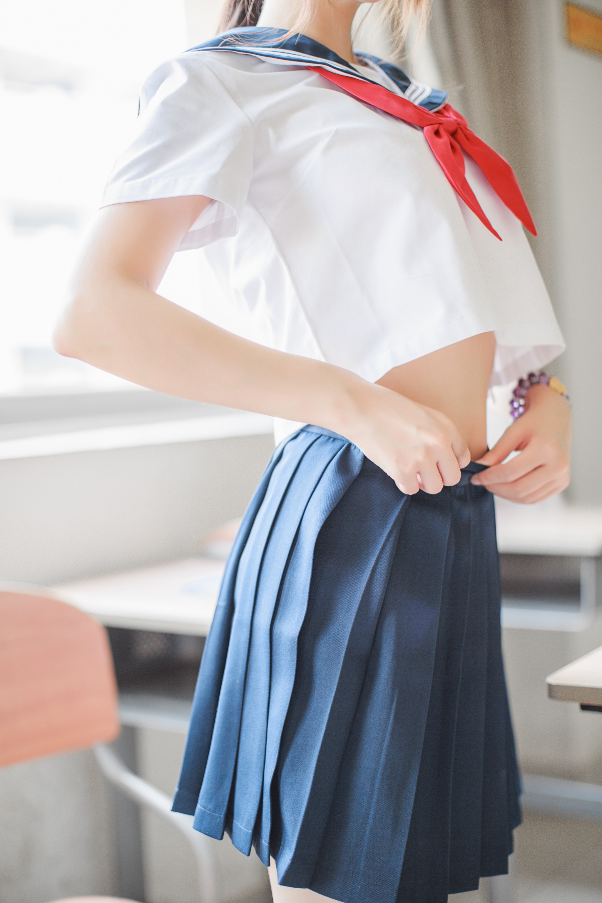 图片[1]-疯猫ss – NO.014 同桌的水手服 [41P]-XikXak